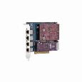  Digium TDM410 Card - Supports FXO, FXS, and the Digium VPMADT032 Echo Cancellation Module